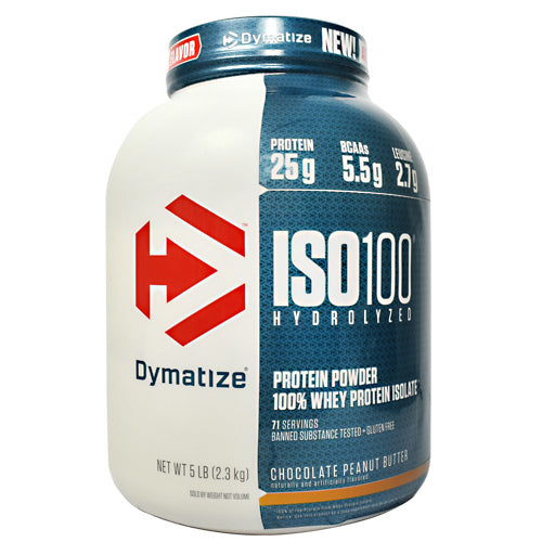 Dymatize ISO100 - Chocolate Peanut Butter - 5 lb - 705016353552