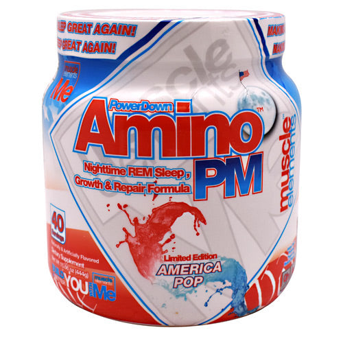 Muscle Elements PowerDown AminoPM - America Pop - 40 Servings - 811123023902