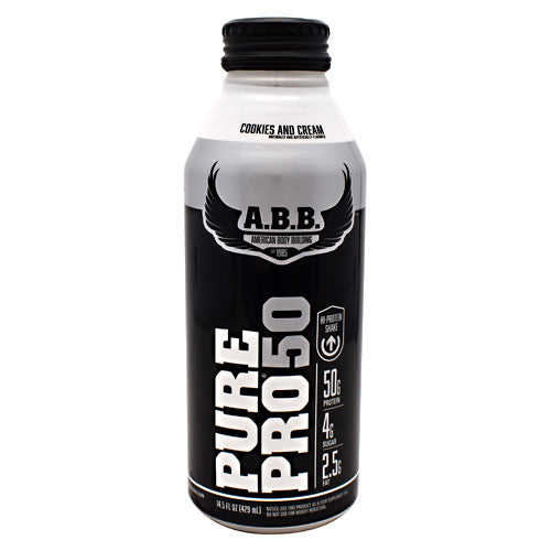 ABB Pure Pro 50 - Cookies & Cream - 12 Bottles - 00045529856684