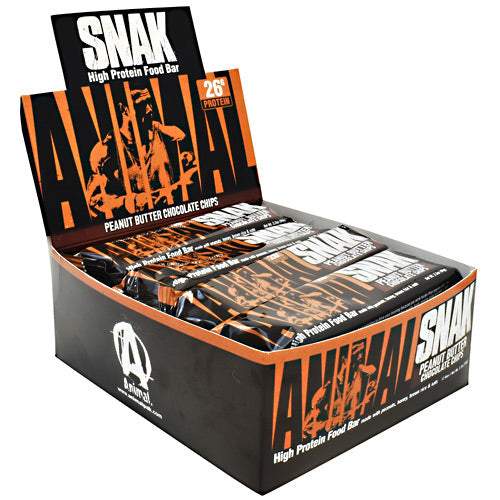 Universal Nutrition Animal Snak Bar - Peanut Butter Chocolate Chips - 12 Bars - 039442010957