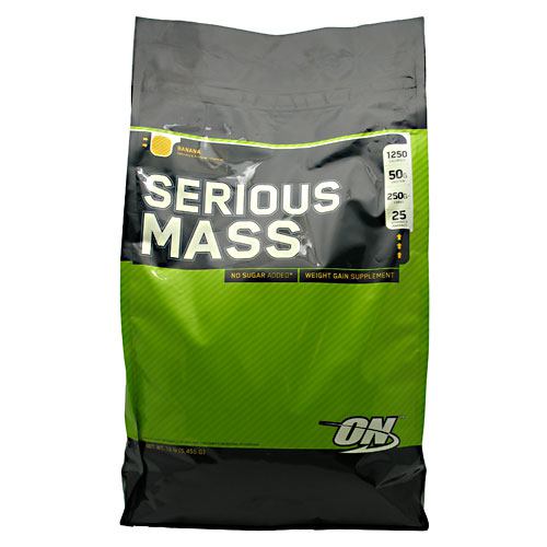 Optimum Nutrition Serious Mass - Banana - 12 lb - 748927028874