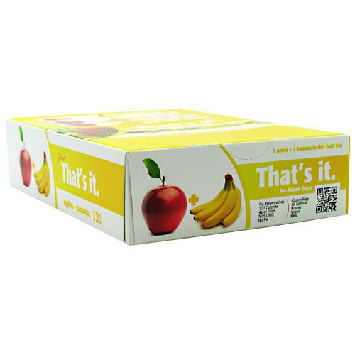 Thats It Nutrition Thats it Bar - Apple + Banana - 12 Bars - 850397004125