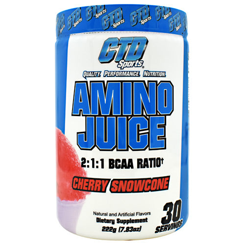 CTD Labs Amino Juice - Cherry Snowcone - 30 Servings - 852228007107