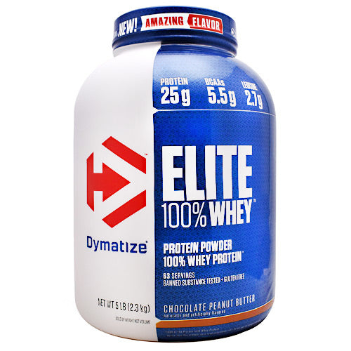 Dymatize Elite 100% Whey - Chocolate Peanut Butter - 5 lb - 705016560226