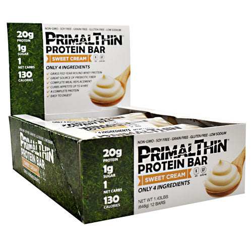 Julian Bakery PrimalThin Protein Bar - Sweet Cream - 12 Bars - 813926004379