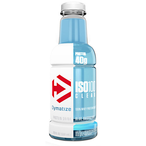 Dymatize ISO100 Clear - Blue Raspberry - 20 fl oz - 705016382408