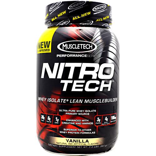 Muscletech Performance Series Nitro-Tech - Vanilla - 2 lb - 631656703252