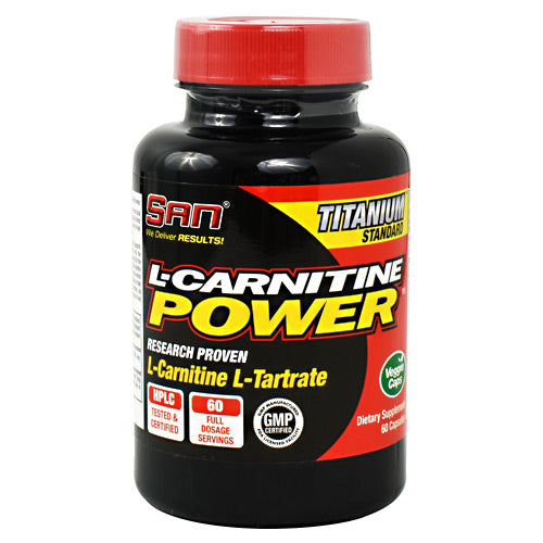 SAN L-Carnitine Power - 60 Capsules - 672898440055