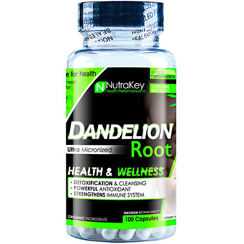 Nutrakey Dandelion Root - 100 Capsules - 820103979979