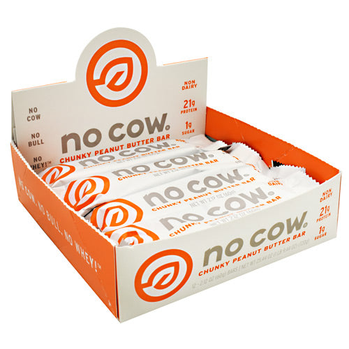 Ds Naturals No Cow Bar - Chunky Peanut Butter - 12 Bars - 852346005108