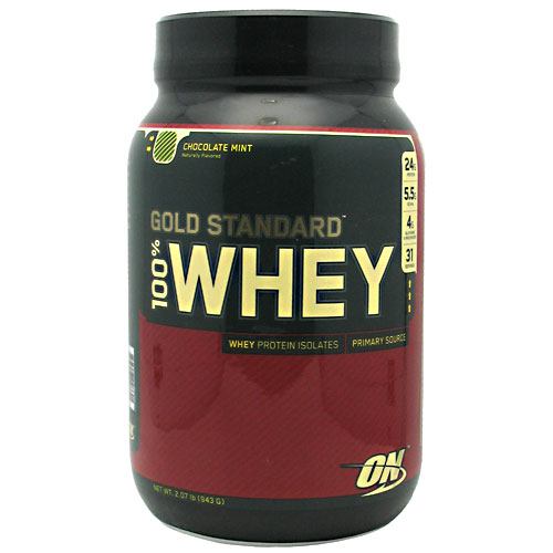 Optimum Nutrition Gold Standard 100% Whey - Chocolate Mint - 2 lb - 748927028621