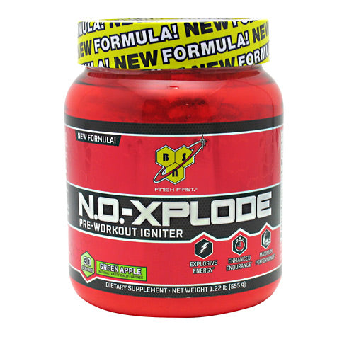 BSN N.O.-Xplode - Green Apple - 30 Servings - 834266002016