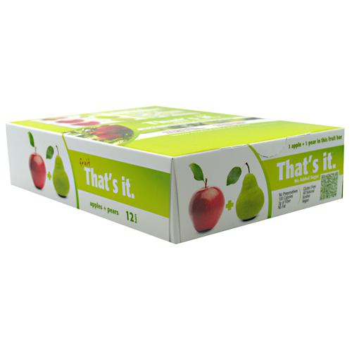 Thats It Nutrition Thats it Bar - Apple + Pear - 12 Bars - 850397004040