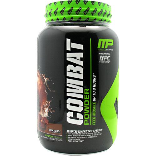 MusclePharm Hybrid Series Combat Powder - Chocolate Milk - 2 lb - 736211050977