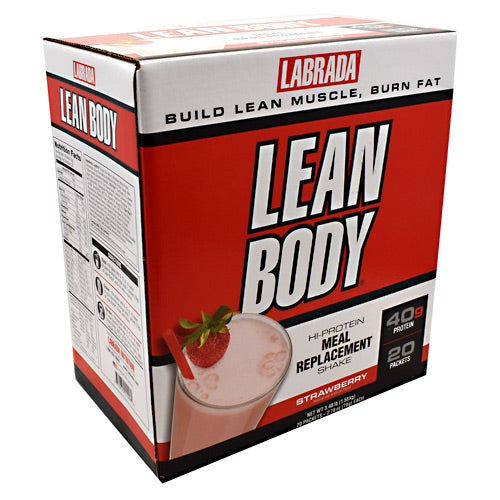 Labrada Nutrition Carb Watchers Lean Body - Strawberry - 20 Packets - 710779112421