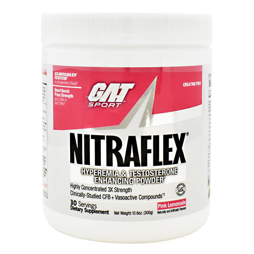 GAT Nitraflex - Pink Lemonade - 30 Servings - 816170022069