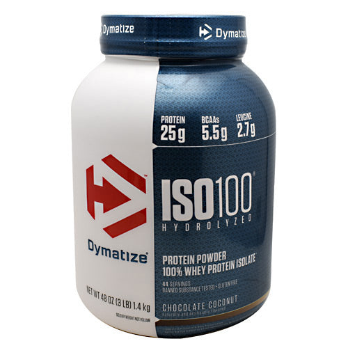 Dymatize ISO100 - Chocolate Coconut - 3 lb - 705016355334