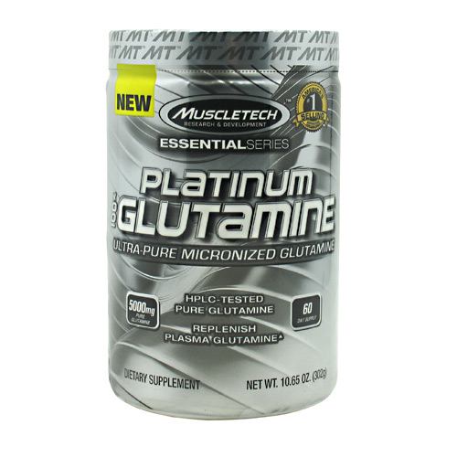 Muscletech Essential Series 100% Platinum Glutamine - Unflavored - 60 ea - 631656705706