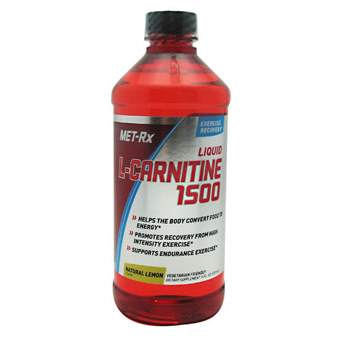 Met-Rx USA L-Carnitine 1500 - Natural Lemon - 16 fl oz - 786560159043