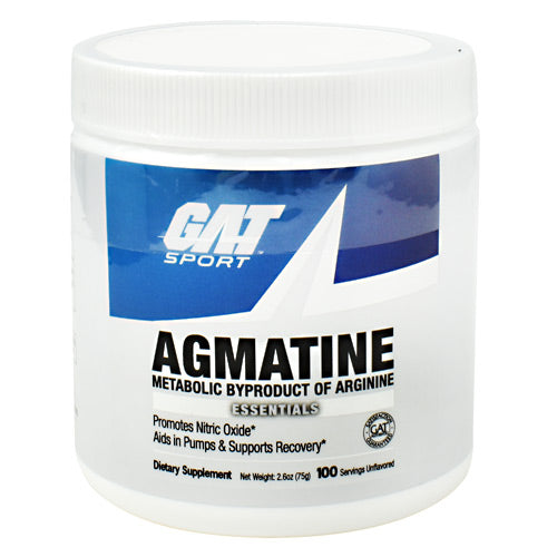 GAT Agmatine - Unflavored - 100 Servings - 859613220042