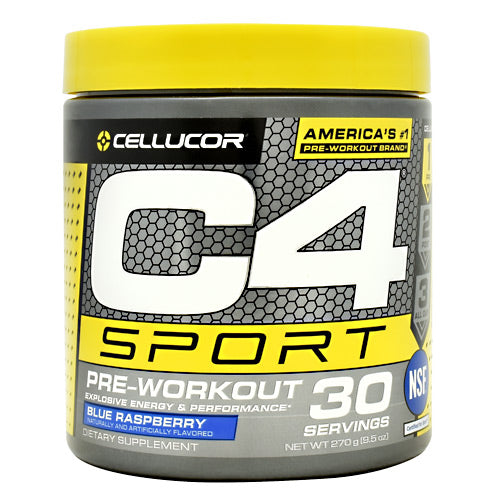 Cellucor C4 Sport - Blue Raspberry - 30 Servings - 810390029198