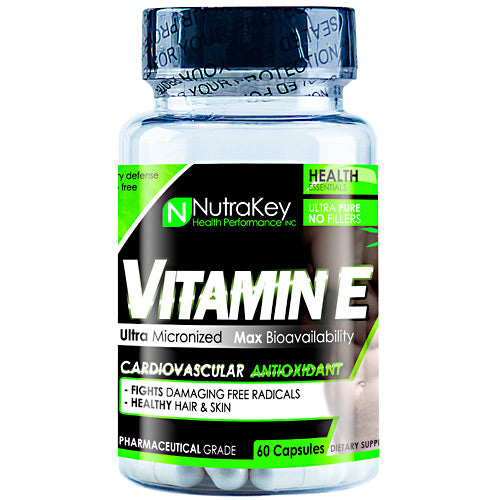 Nutrakey Vitamin E - 60 Capsules - 628586709447