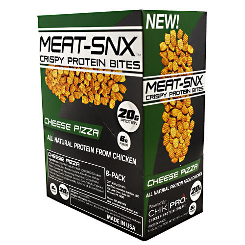 BarnDad Innovative Nutrition Meat-SNX - Cheese Pizza - 8 ea - 859631003443