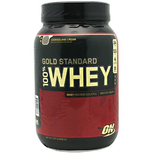 Optimum Nutrition Gold Standard 100% Whey - Cookies N Cream - 2 lb - 748927028638