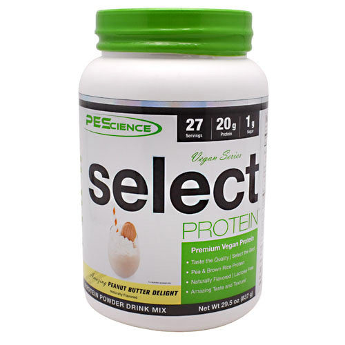 PEScience Vegan Series Select Protein - Peanut Butter Delight - 27 Servings - 040232426520