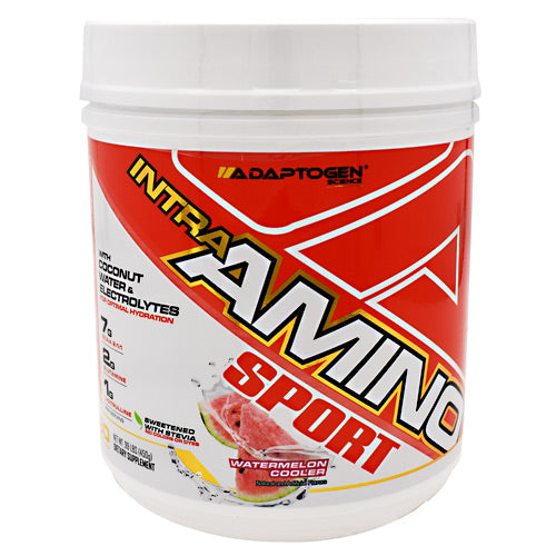 Adaptogen Science Intra-Amino Sport - Watermelon Cooler - 30 Servings - 861416000493