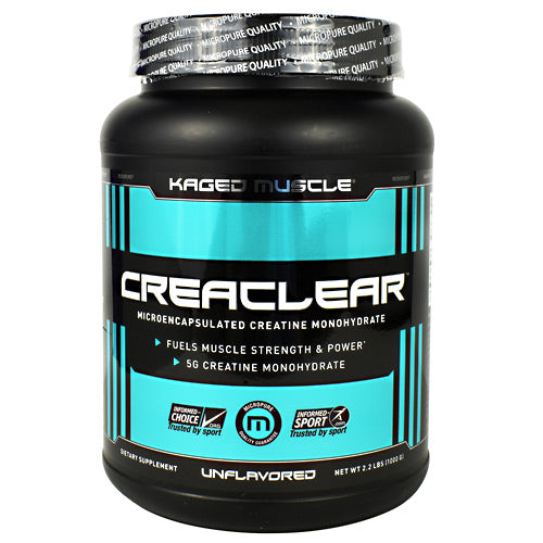 Kaged Muscle CreaClear - Unflavored - 2.2 lbs - 852253007950