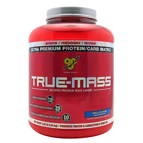 BSN True-Mass - Vanilla Ice Cream - 5.82 lb - 834266006601