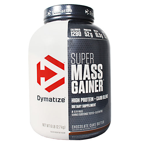 Dymatize Super Mass Gainer - Chocolate Cake Batter - 6 lb - 705016331314