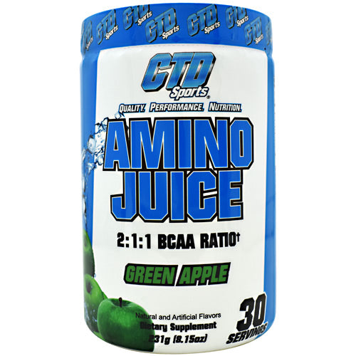 CTD Labs Amino Juice - Green Apple - 30 Servings - 852228007091