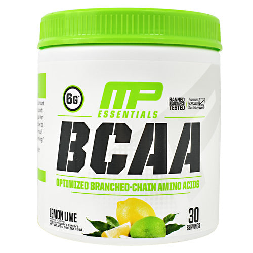 MusclePharm Essentials BCAA Essentials - Lemon Lime - 30 Servings - 856737003858