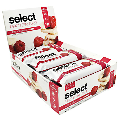 PEScience Select Protein Bar - White Chocolate Raspberry - 12 Bars - 040232661228