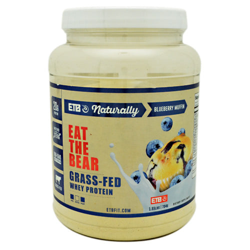 Eat The Bear Naturally Whey Protein - Naturally Blueberry Muffin - 1.55 lb - 850853007066