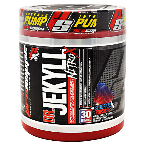 Pro Supps Dr. Jekyll Nitro X - Blue Razz Popsicle - 30 Servings - 818253021815