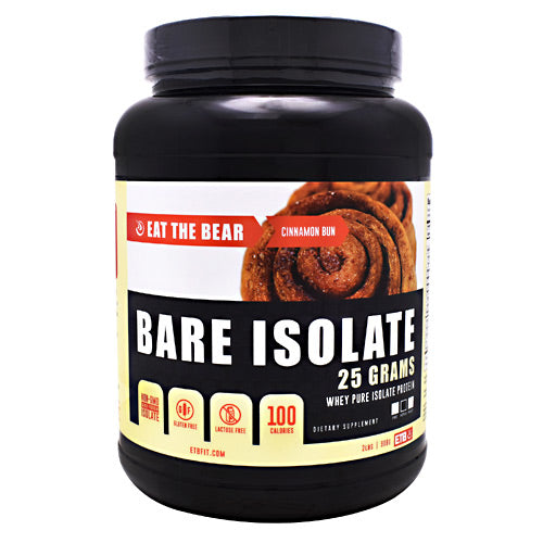 Eat The Bear Bare Isolate - Cinnamon Bun - 2 lb - 793573092199