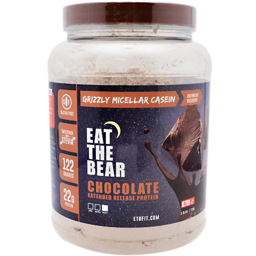 Eat The Bear Grizzly Micellar Casein - Chocolate - 1.6 lb - 637262797128