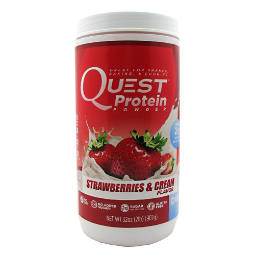 Quest Nutrition Quest Protein Powder - Strawberries & Cream - 2 lb - 888849000531