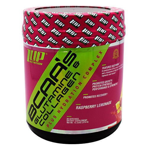 1 UP Nutrition Her BCAAs - Raspberry Lemonade - 30 Servings - 019962564611