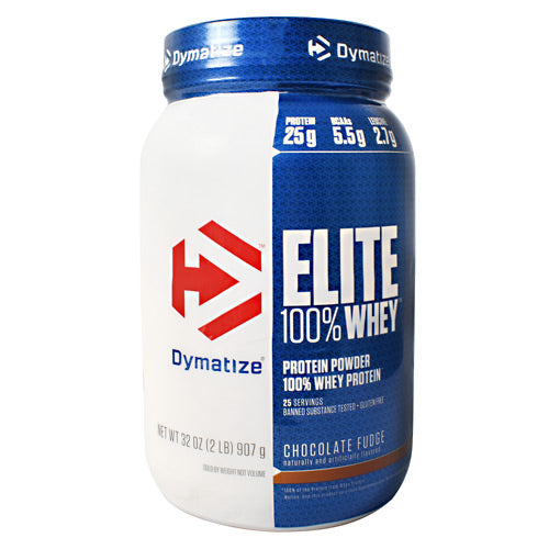 Dymatize Elite 100% Whey - Chocolate Fudge - 2 lb - 705016599080