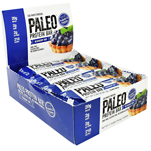 Julian Bakery Paleo Protein Bar - Blueberry Tart - 12 Bars - 813926003808