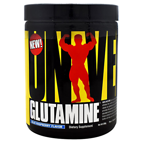 Universal Nutrition Glutamine - Blue Raspberry - 300 g - 039442046673