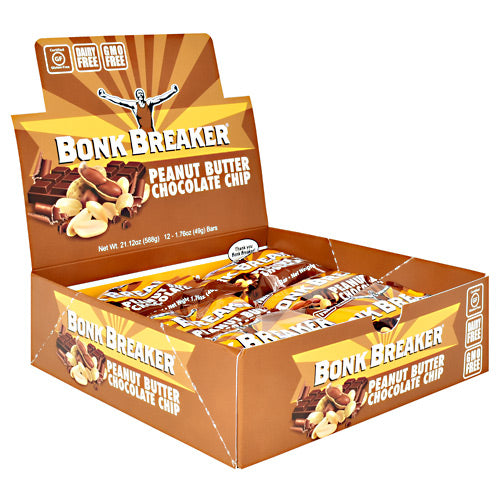 Bonk Breaker Energy Bar - Peanut Butter Chocolate Chip - 12 Bars - 094922655639