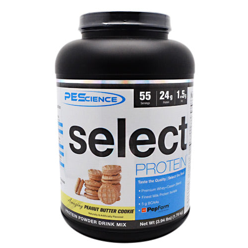 PEScience Select Protein - Peanut Butter Cookie - 55 Servings - 040232543104