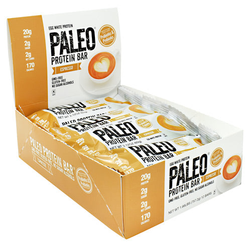 Julian Bakery Paleo Protein Bar - Espresso - 12 Bars - 813926004126