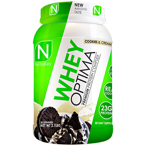 Nutrakey Whey Optima - Cookies & Cream - 30 Servings - 851090006232