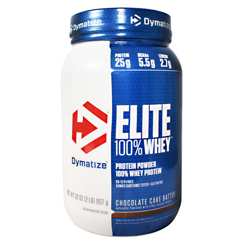 Dymatize Elite 100% Whey - Chocolate Cake Batter - 2 lb - 705016599233